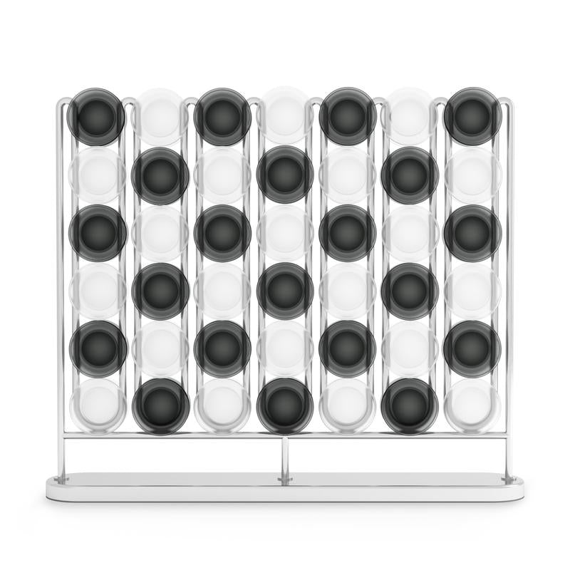 Umbra Stax 4 in a Row - Fun Game for Family & Friends, Perfect for Enertaining, Unique Board Game Designer Modern