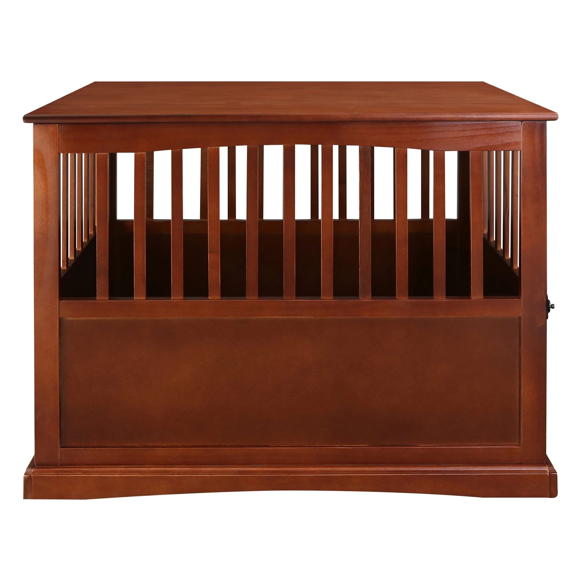Pet Crate End Table - Walnut