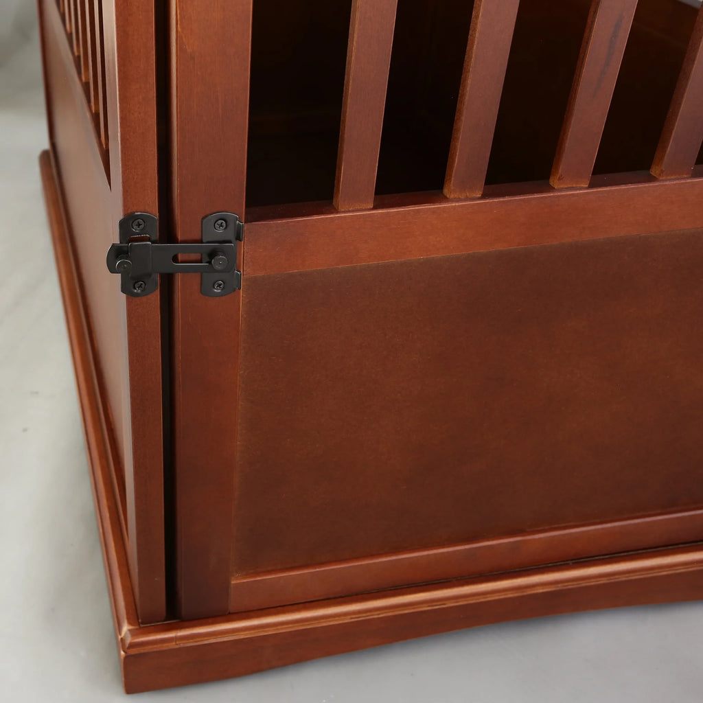 Pet Crate End Table - Walnut