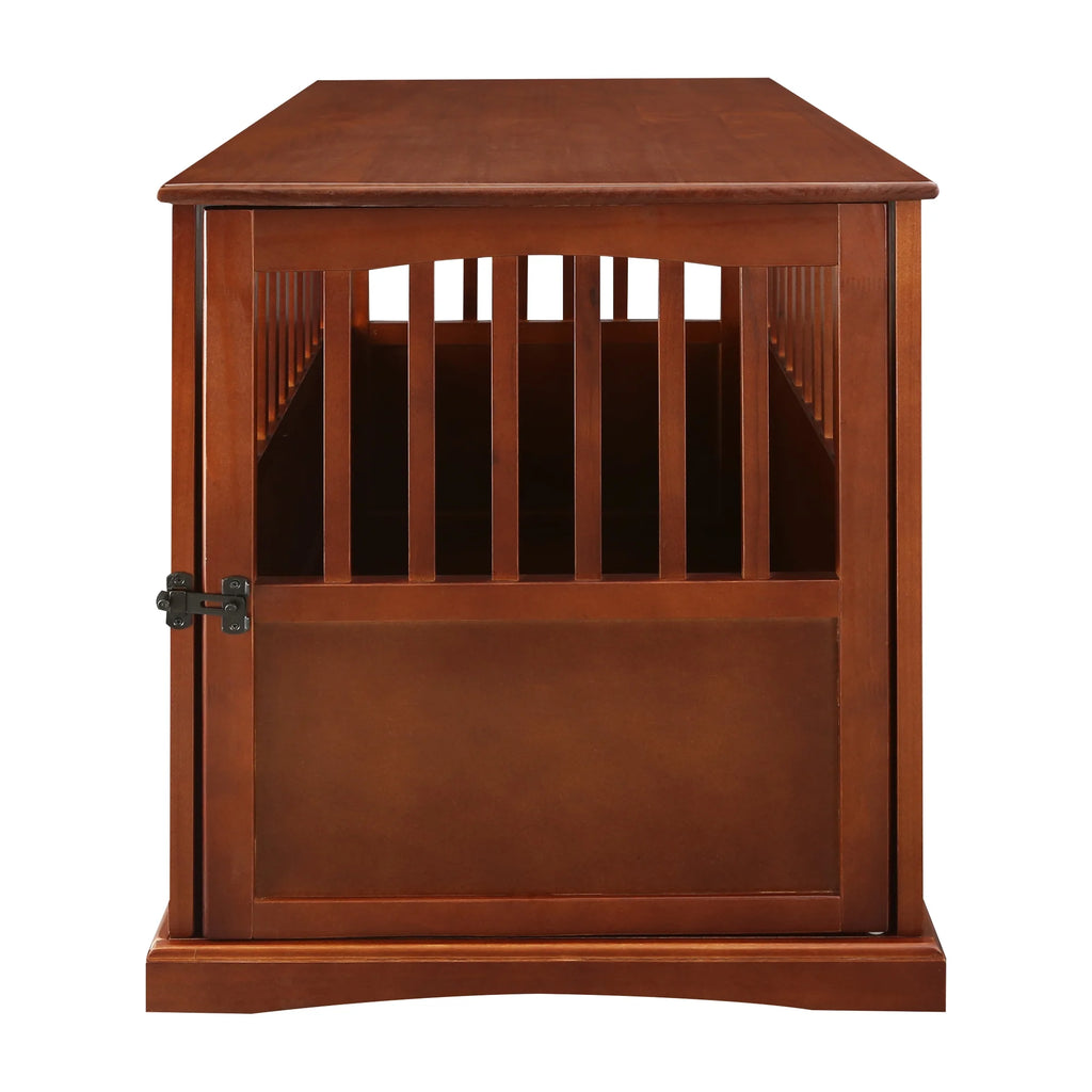 Pet Crate End Table - Walnut