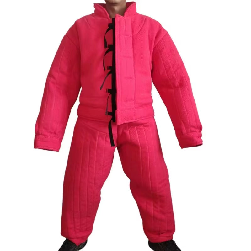 Bite Proof Clothes Dog Bite Suit Trainer Protective Suit Tear Proof Suit Training Target Coat German Shepherd Pet Dog Supplies