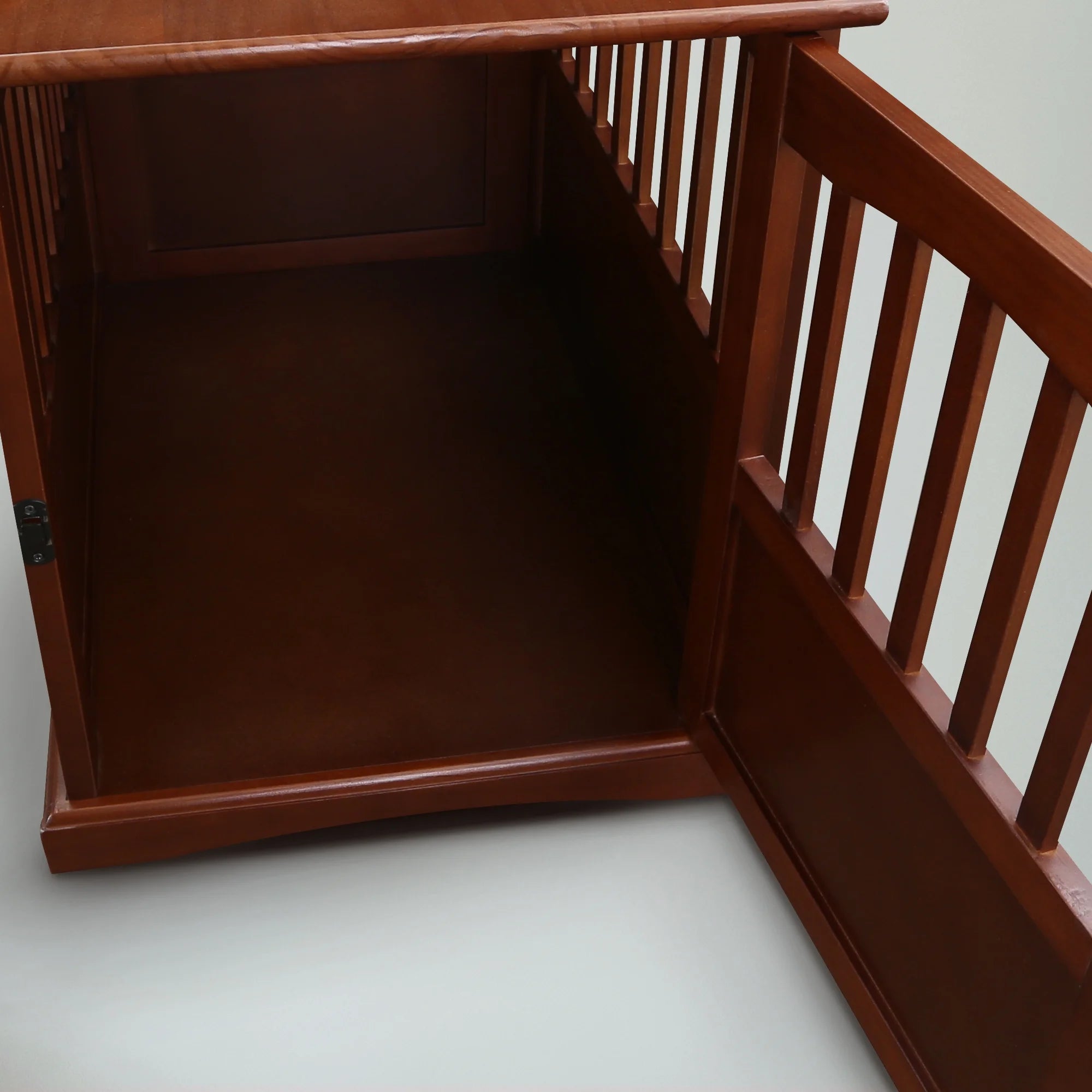 Pet Crate End Table - Walnut