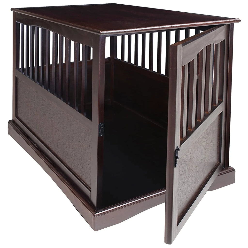 Pet Crate End Table-Espresso