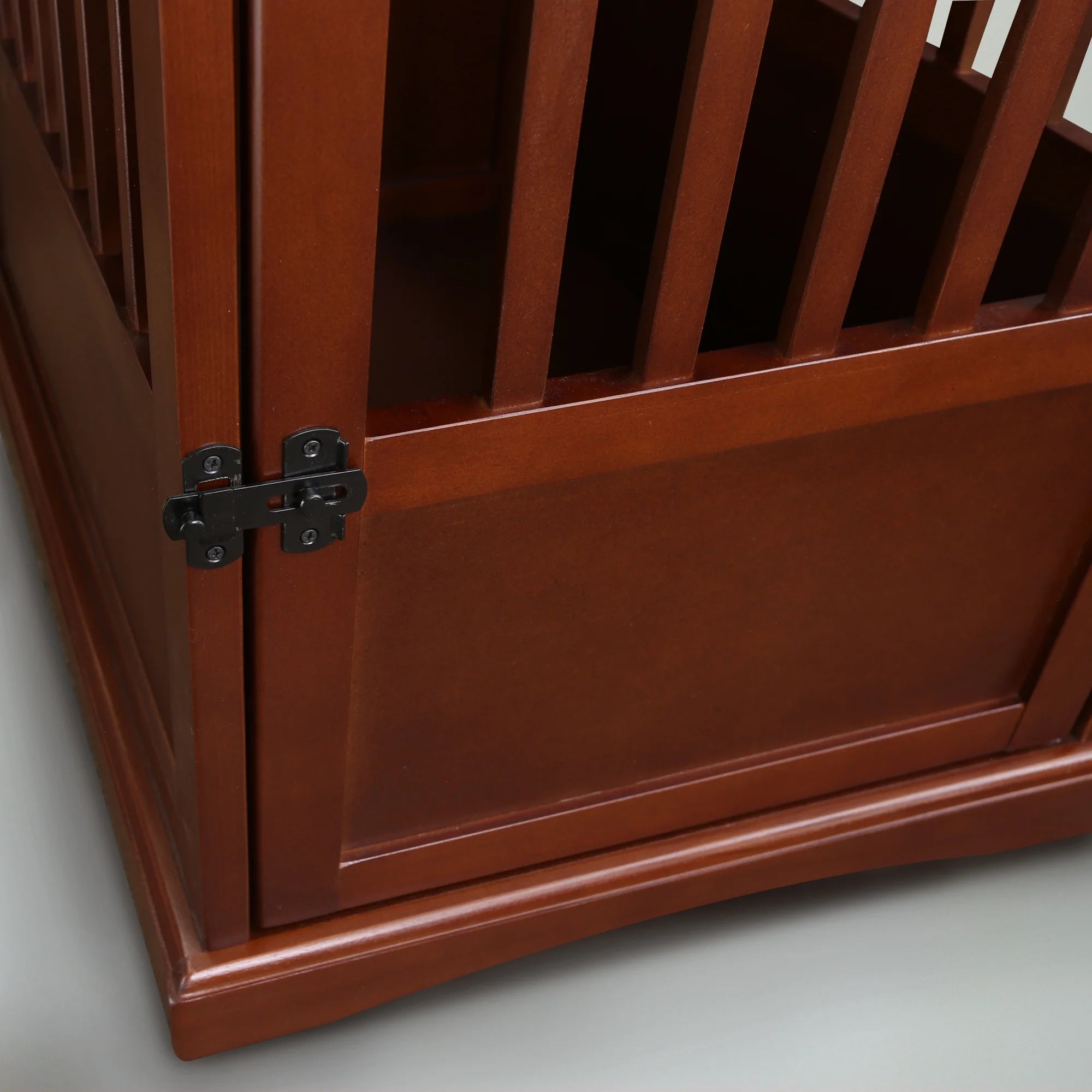 Pet Crate End Table - Walnut