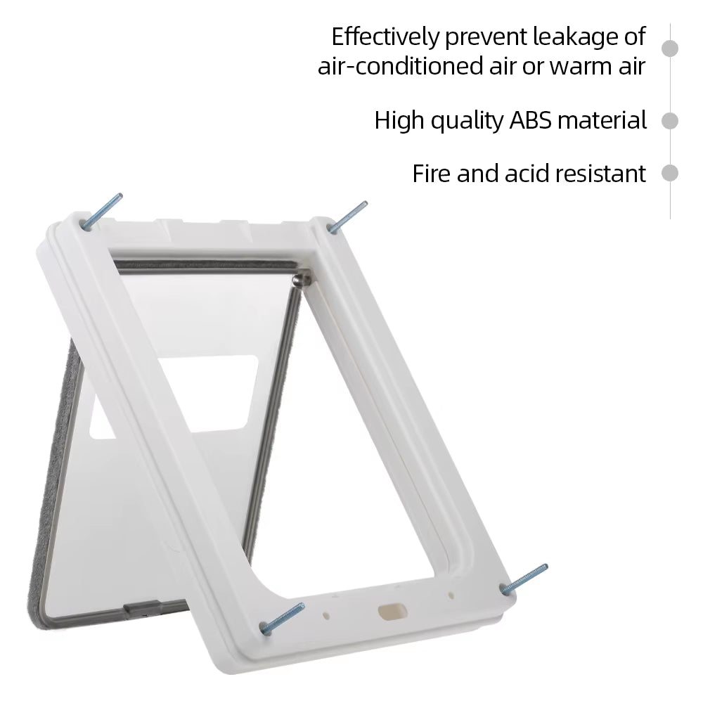 Pet Dog Door Safe Ferromagnetic Wall Entry Locking Automatically Close Pet Dog Cat Door Pet Supplies Flap Door Pet Door