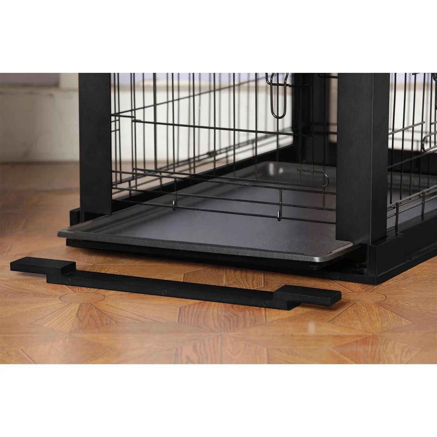 Products Decorative Pet Cage W/ Protection Box End Table, Black