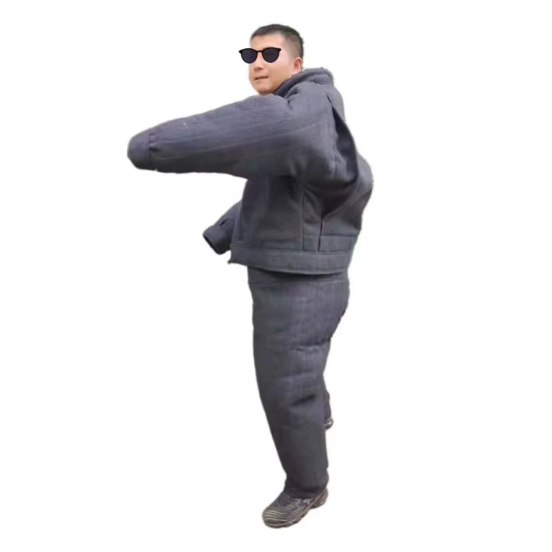 Bite Proof Clothes Dog Bite Suit Trainer Protective Suit Tear Proof Suit Training Target Coat German Shepherd Pet Dog Supplies