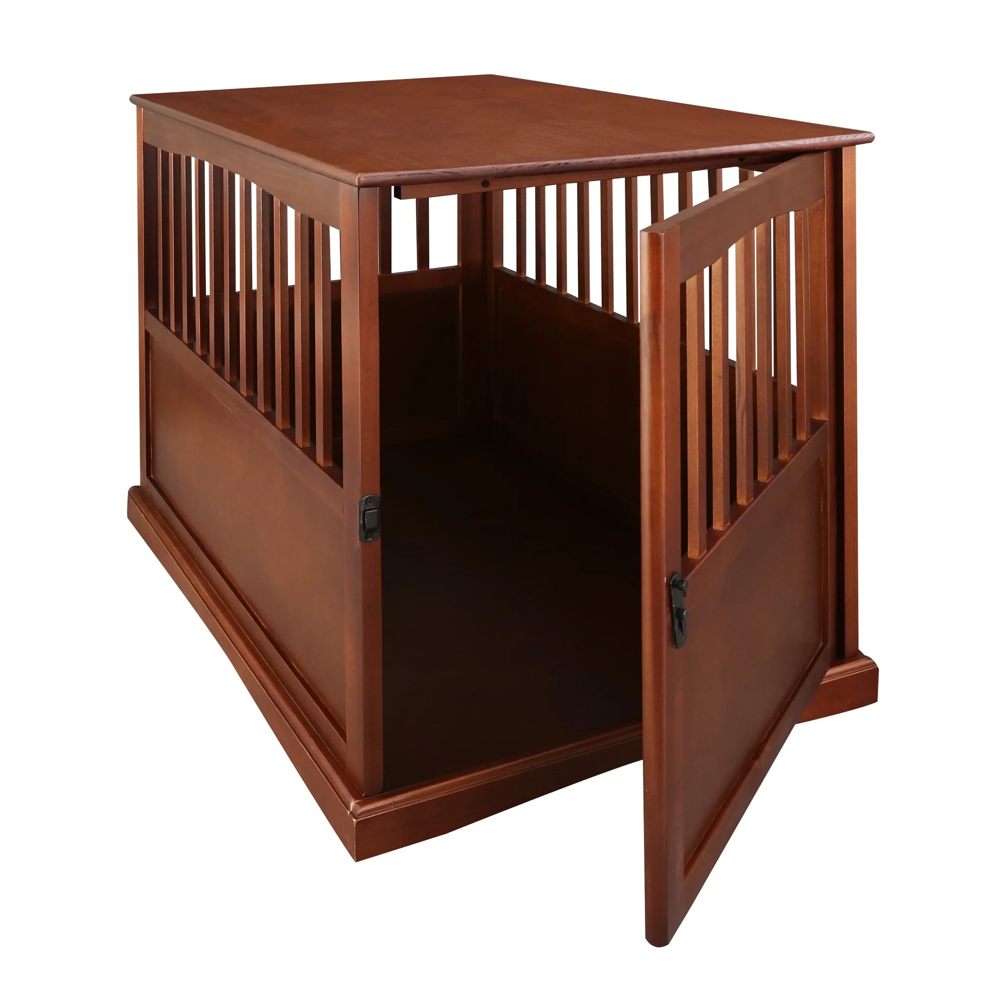 Pet Crate End Table - Walnut